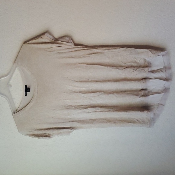 Black Label by Chicos gold short sleeve blouse size 3 (XL/16) - Picture 1 of 14